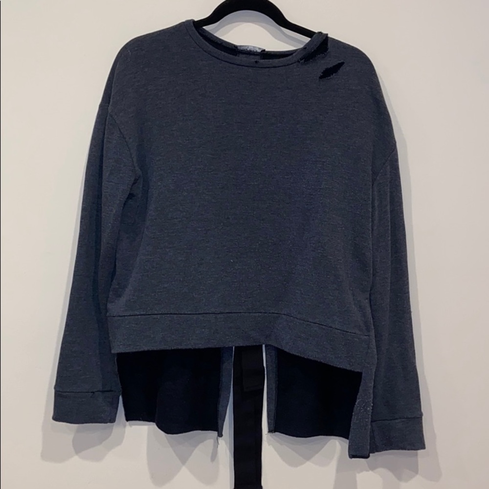 Zara Sweater with Ties on Back - Picture 1 of 8